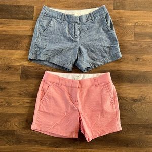 J.Crew 2 pairs of shorts